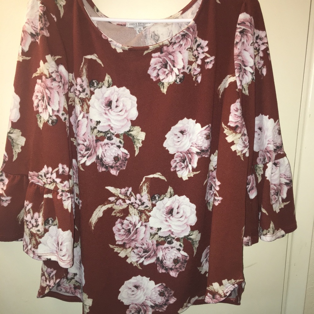 Burnt Orange Long sleeve top